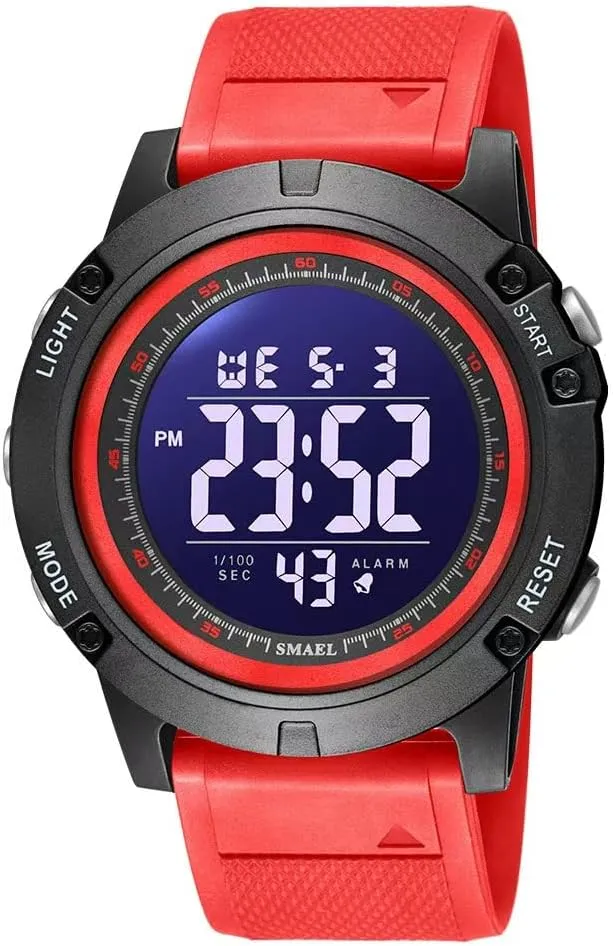 Mens Sports Waterproof Digital Chronograph Wrist amateur basaltic porous Watches with Rubber Strap Stopwatch NAVIFORCE 