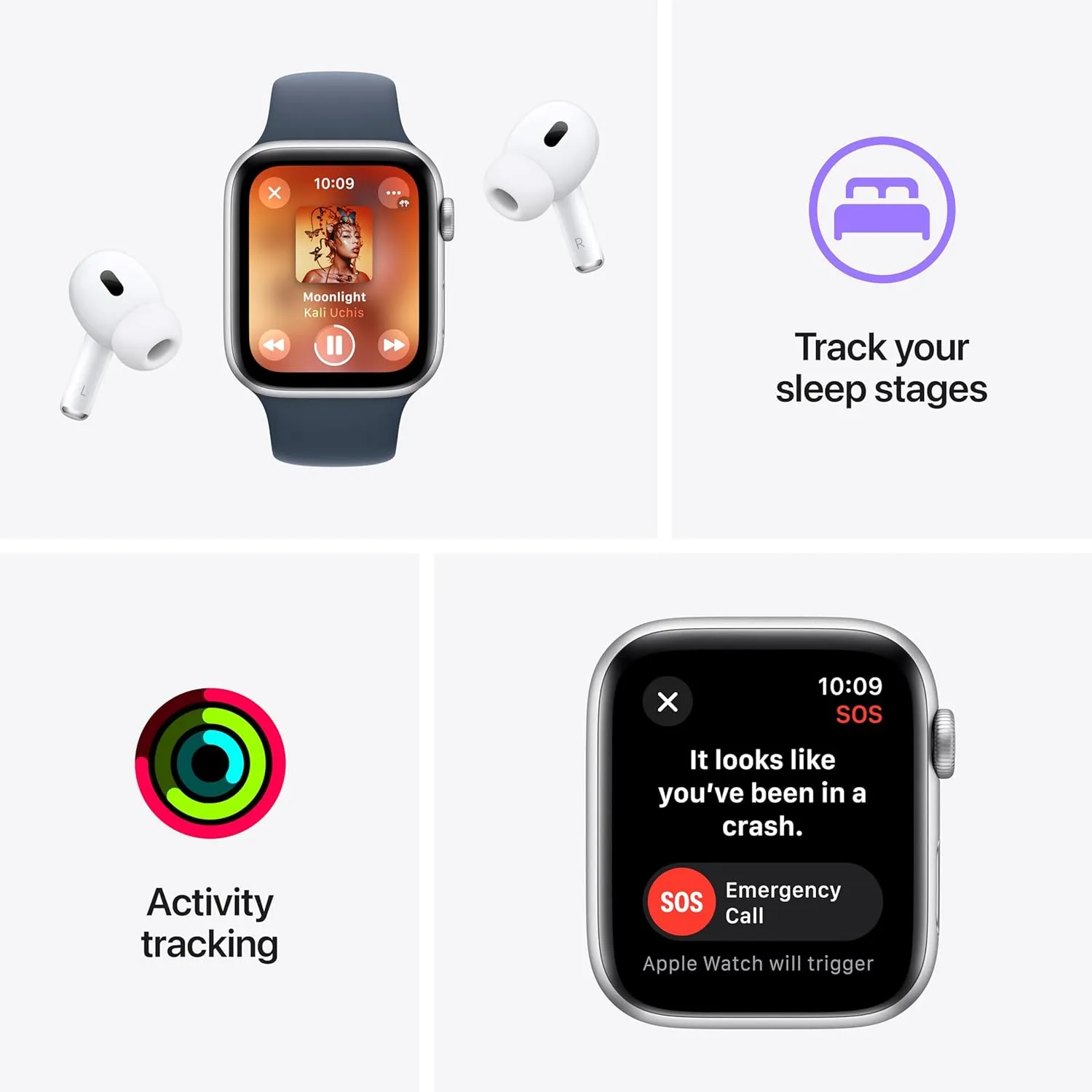 Midnight Aluminum diameter rescue Case - Midnight Sport Loop (Renewed) Apple Watch SE 2nd Gen 40mm GPS   Cellular 