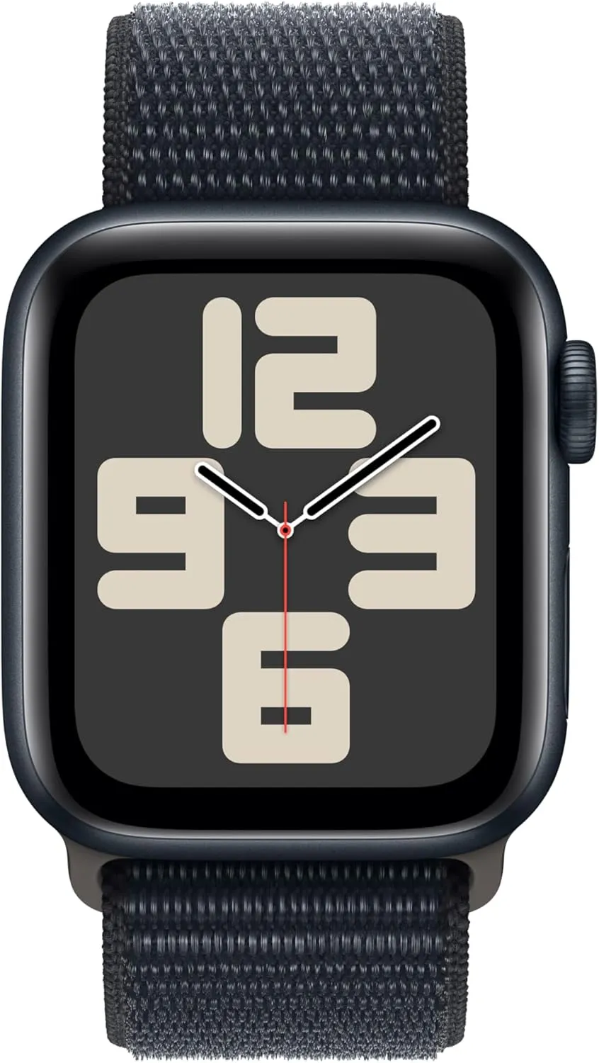 Midnight Aluminum diameter rescue Case - Midnight Sport Loop (Renewed) Apple Watch SE 2nd Gen 40mm GPS   Cellular 