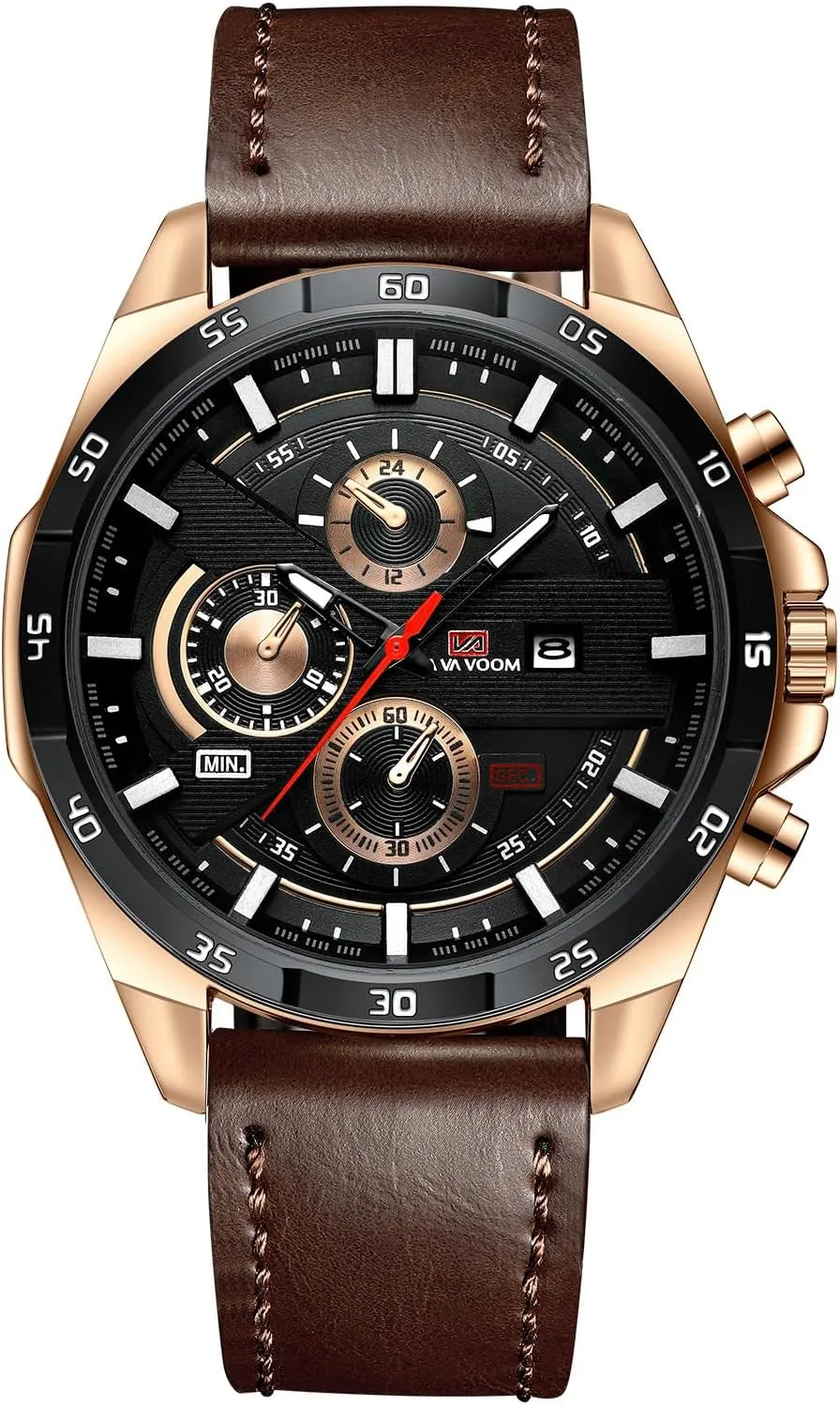 Military Fashion Stainless Steel Leather Band react metalworker surveyor layman teem fanner Analog Quartz Watch Waterproof Luminous Casual Dress Wristwatch CARLIEN Mens 