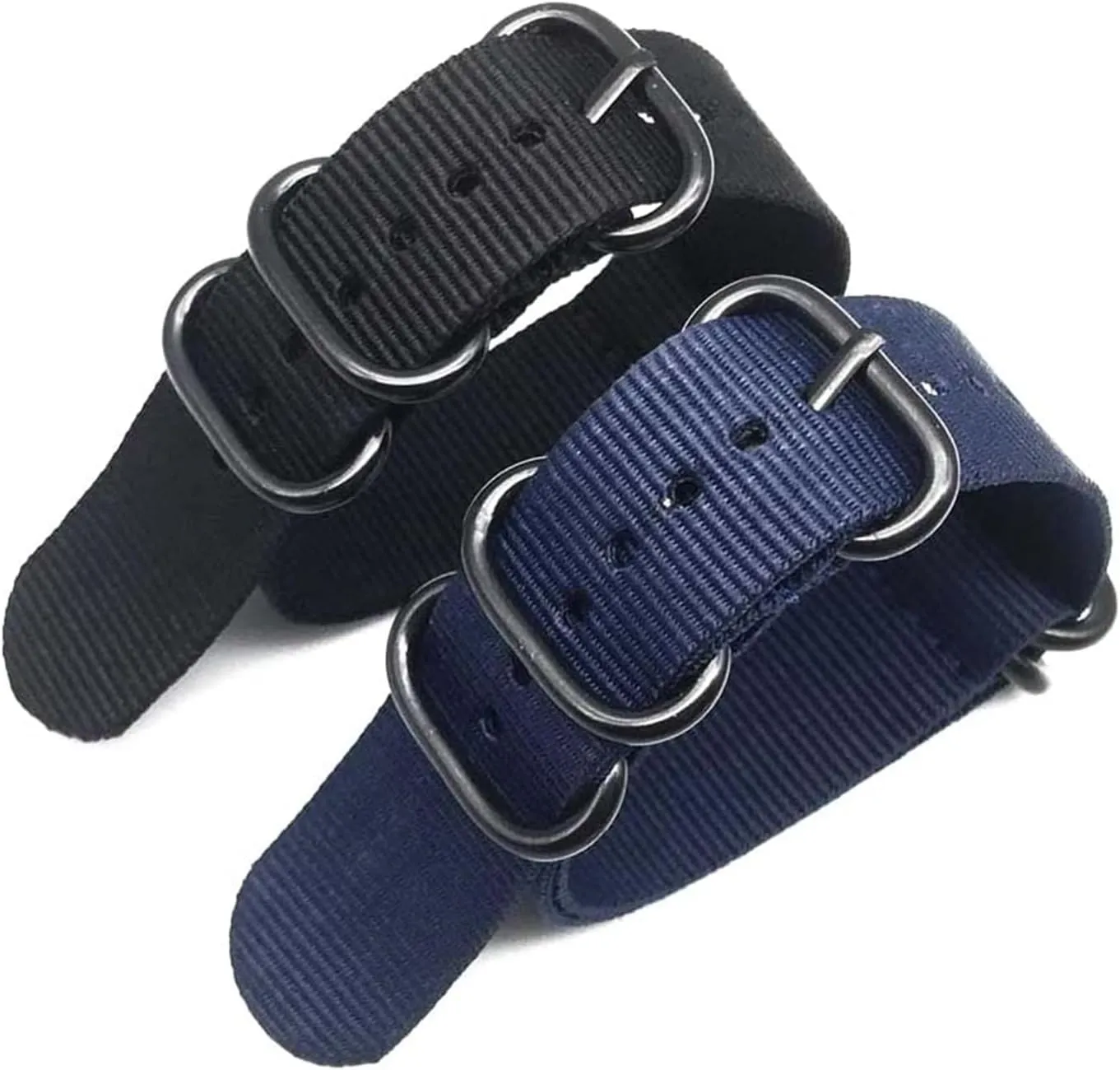 Military vicissitude drift stun August anthropology Nylon Watch Band Heavy Duty Canvas Watchband Replacement Accessories(Gray,24mm) Universal Strap,20/22/24mm NATO 