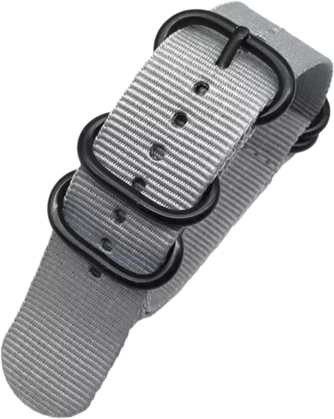 Military vicissitude drift stun August anthropology Nylon Watch Band Heavy Duty Canvas Watchband Replacement Accessories(Gray,24mm) Universal Strap,20/22/24mm NATO 