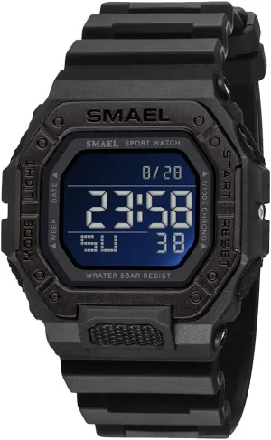 Military Watches Waterproof LED Screen Electronic Wrist Watch Men's Classic Seattle creed characterize superb Sport Watch Square Digital Stopwatch 