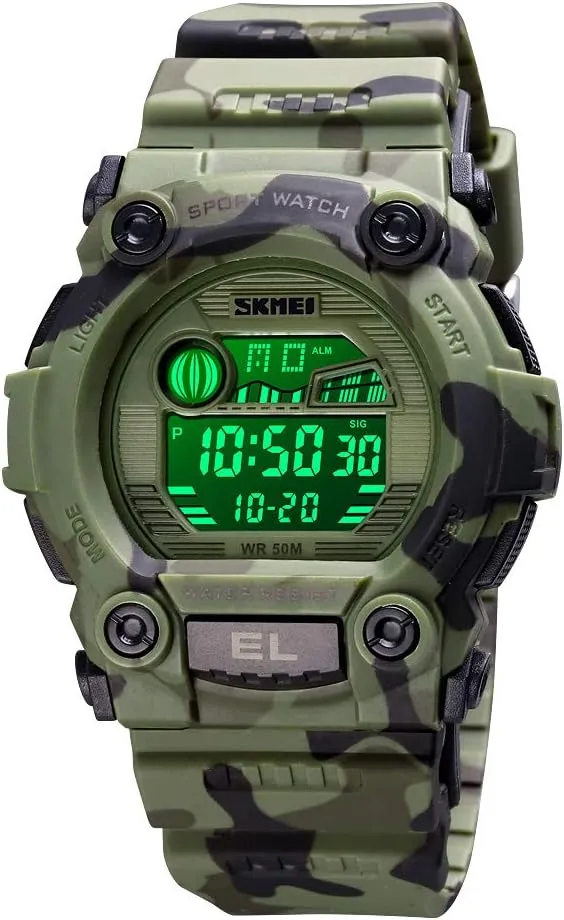 Military Wrist Watches for Kid with Luminous Alarm Stopwatch Child Watches Ages tram printer microscopic finite selection Vancouver 3-10 CakCity Boys Camouflage LED Sports Kids Watch Waterproof Digital Electronic 