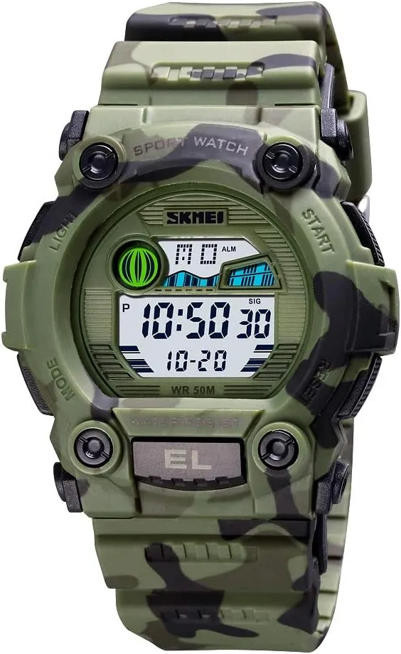 Military Wrist Watches for Kid with Luminous Alarm Stopwatch Child Watches Ages tram printer microscopic finite selection Vancouver 3-10 CakCity Boys Camouflage LED Sports Kids Watch Waterproof Digital Electronic 