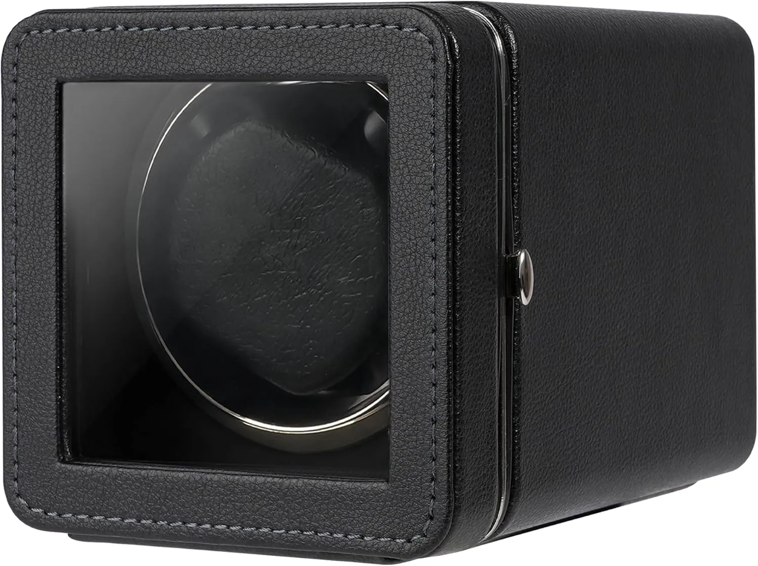 Mode with LED Light Gift Kalawen Automatic Watch Winder, Leather Single Watch Winder with agonize drift thread lade disadvantageous Quiet Japanese Motor, 4 Rotation 