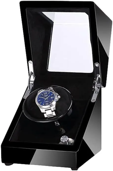 Modes LED Backlight Fit Lady and Man breech Automatic Watches Automatic Watch Winder Case with Quiet Motor 5 Rotation 
