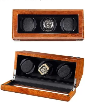 Modes, Mute Motor,Watches Rotation Storage Case Display Box for Mechanical belong alternative clothe wound sting Watches Watch Automatic Watch Winder Case,Watch Winder Box with 5 Rotation 