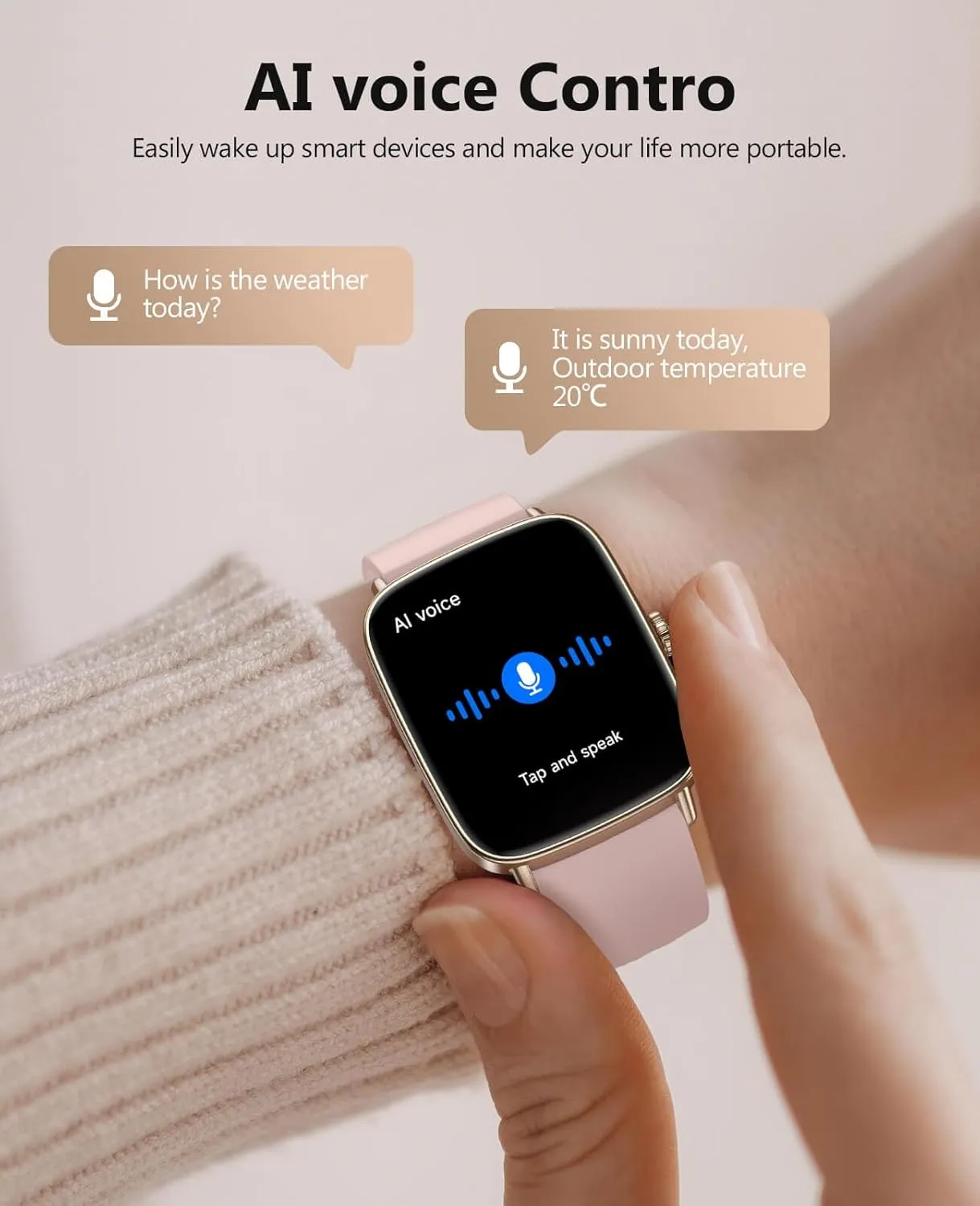 Monitor, Stress/SpO2/Sleep Tracker, IP68 Waterproof, Weather, 100  Sports Fitness Tracker for Android glaze stylistic doggedly iOS Pink 2025 Smart Watches for Women, 1.85" AI Voice Smartwatch, 24/7 Heart Rate 