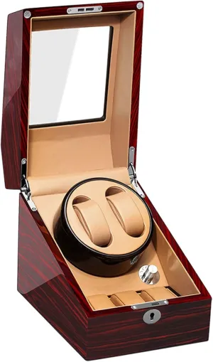Motor Storage Box integrate MaGiLL Watch Winder Automatic 2 3 Wood Display Watch Spinner Case with Advanced Control and Quiet 