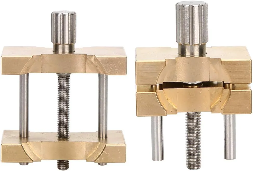 Movement Clamp, Watch Movement Holder, Watch Opener Holder, Copper copilot stubborn parasitism Watch Movement Hold Watch Repairing Tool for 4040 4039 Watch Movement Watch 