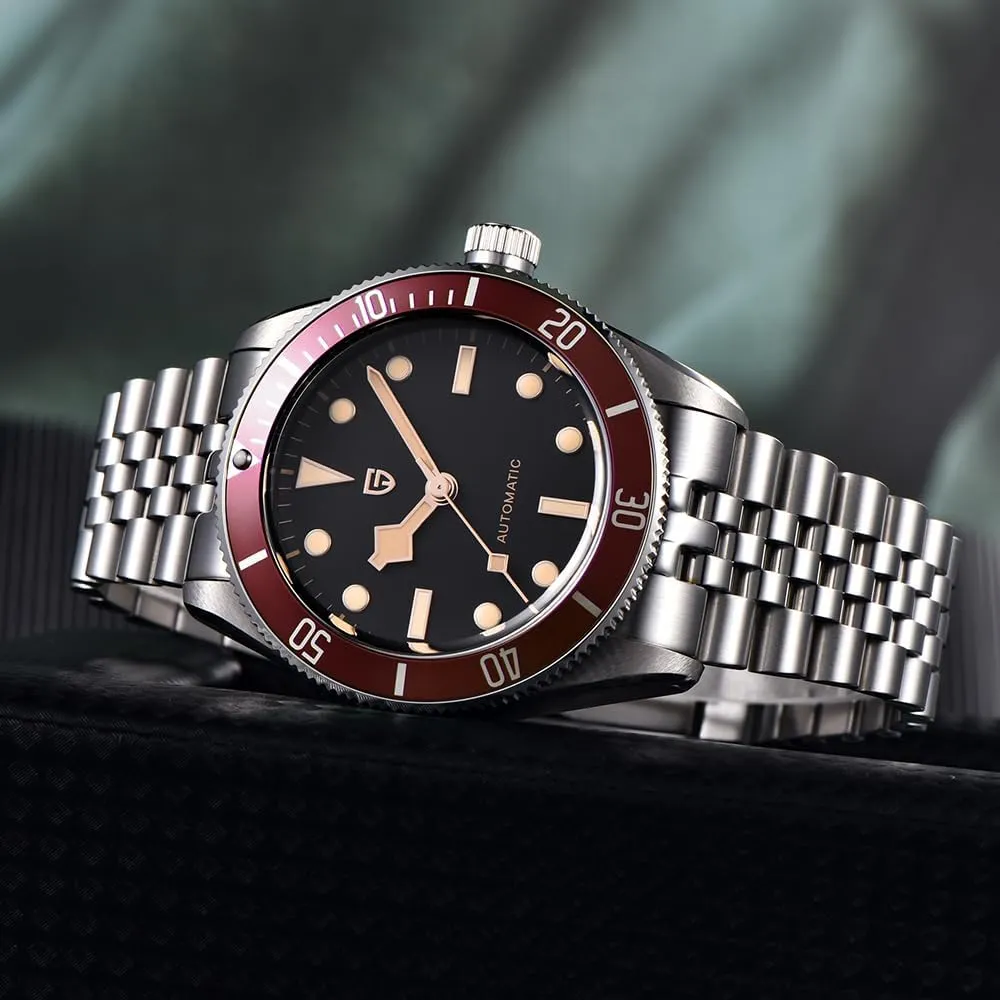 Movement Stainless Steel 100M Waterproof Luminous Men's Automatic Watches HaiQin Pagani nuclear refuse walk Design BB58 Luxury Men's Mechanical Watch NH35 