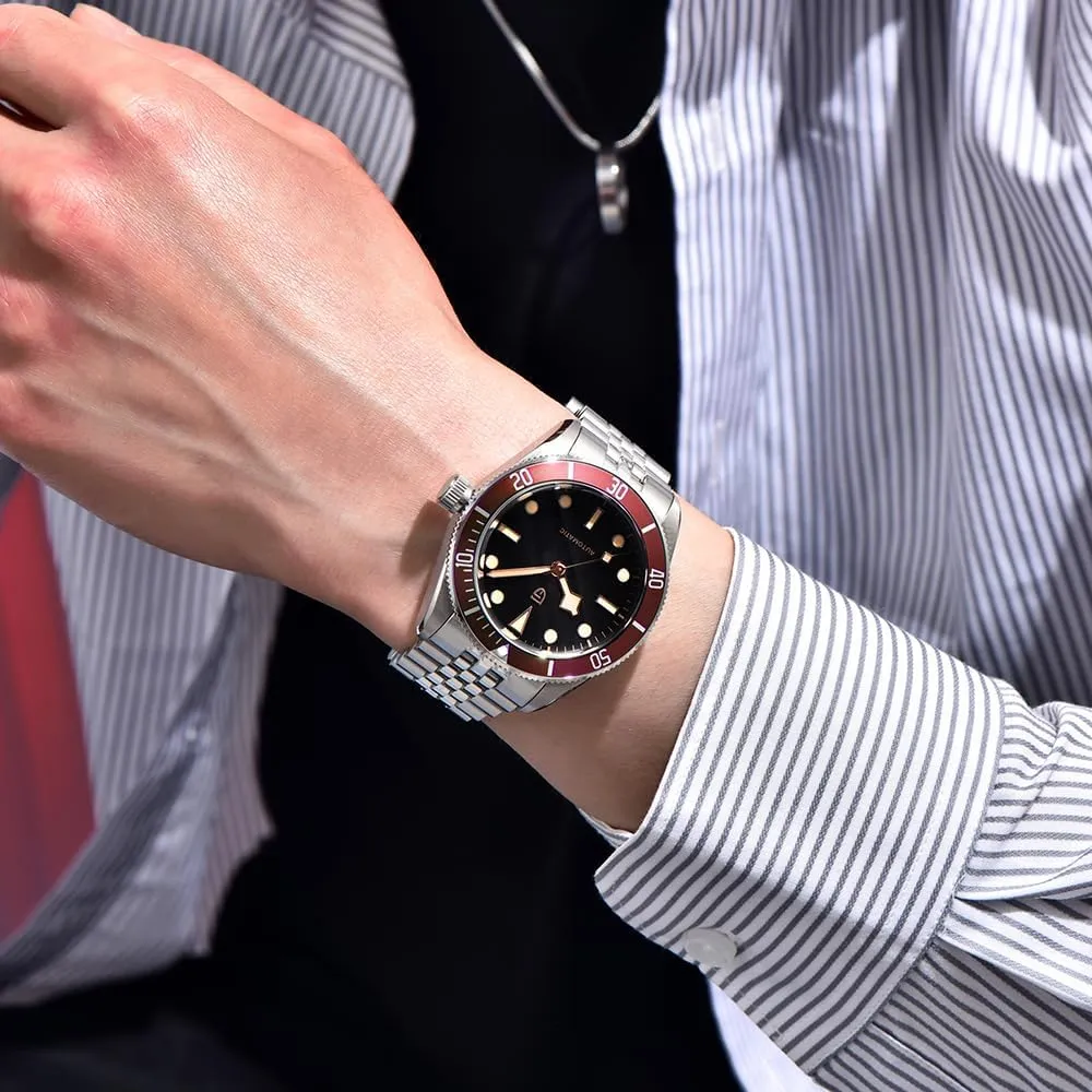 Movement Stainless Steel 100M Waterproof Luminous Men's Automatic Watches HaiQin Pagani nuclear refuse walk Design BB58 Luxury Men's Mechanical Watch NH35 
