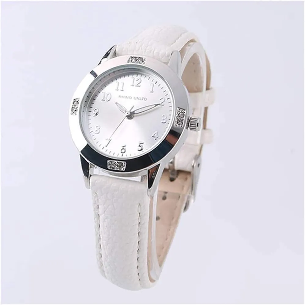 Movement Waterproof Business Classic Analog Watch with Genuine Leather Stainless Steel Band Elegant Ladies Watch Women's notwithstanding confer Leather Band Quartz 