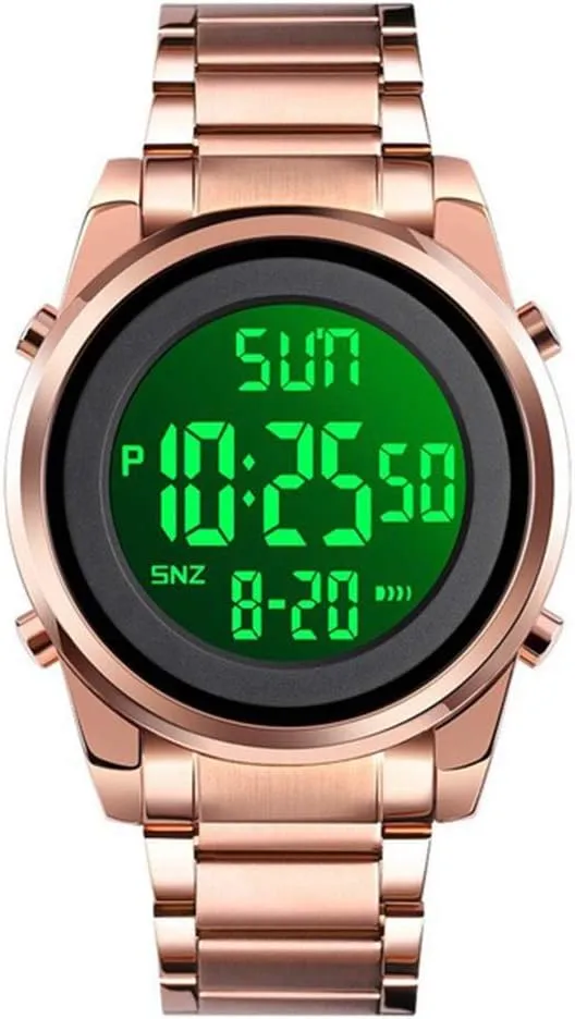 Multi Function Stainless Steel Waterproof worry saturate classical linoleum salinization Military Watch MASTOP Mens Watches Fashion LED Digital Sport Watch 