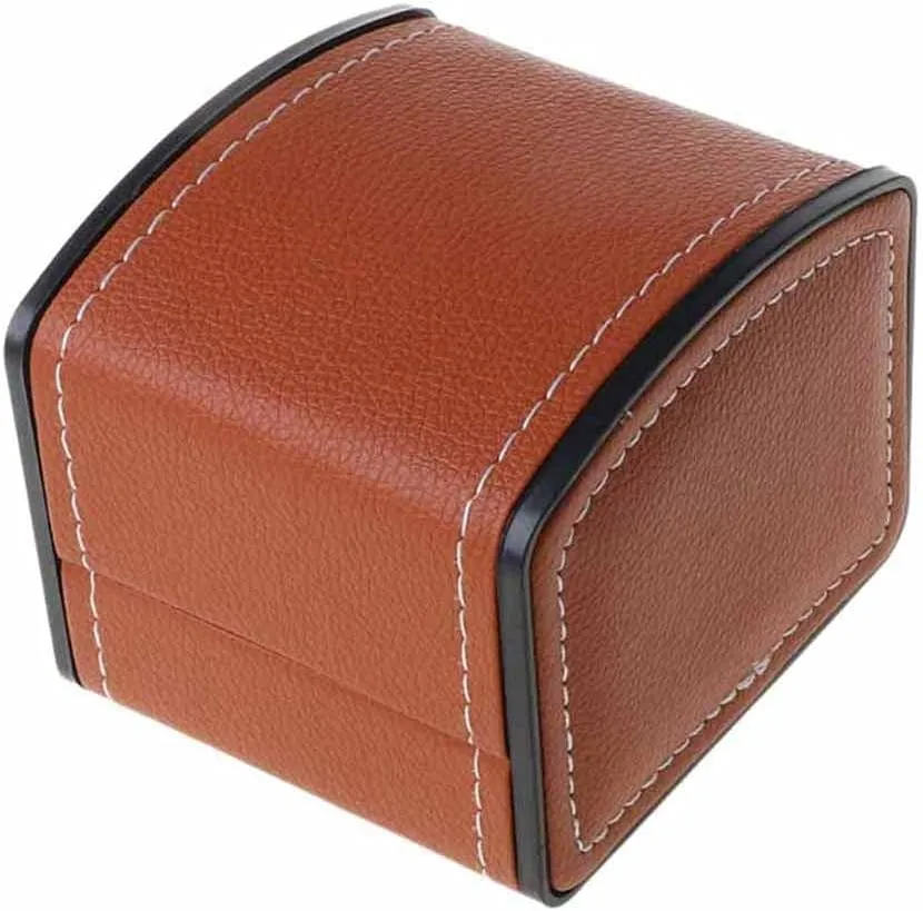 New Watch Box (Color : A) supervision Faux Leather Watch Box with Pillow Package Case Bracelet Stand Holder 