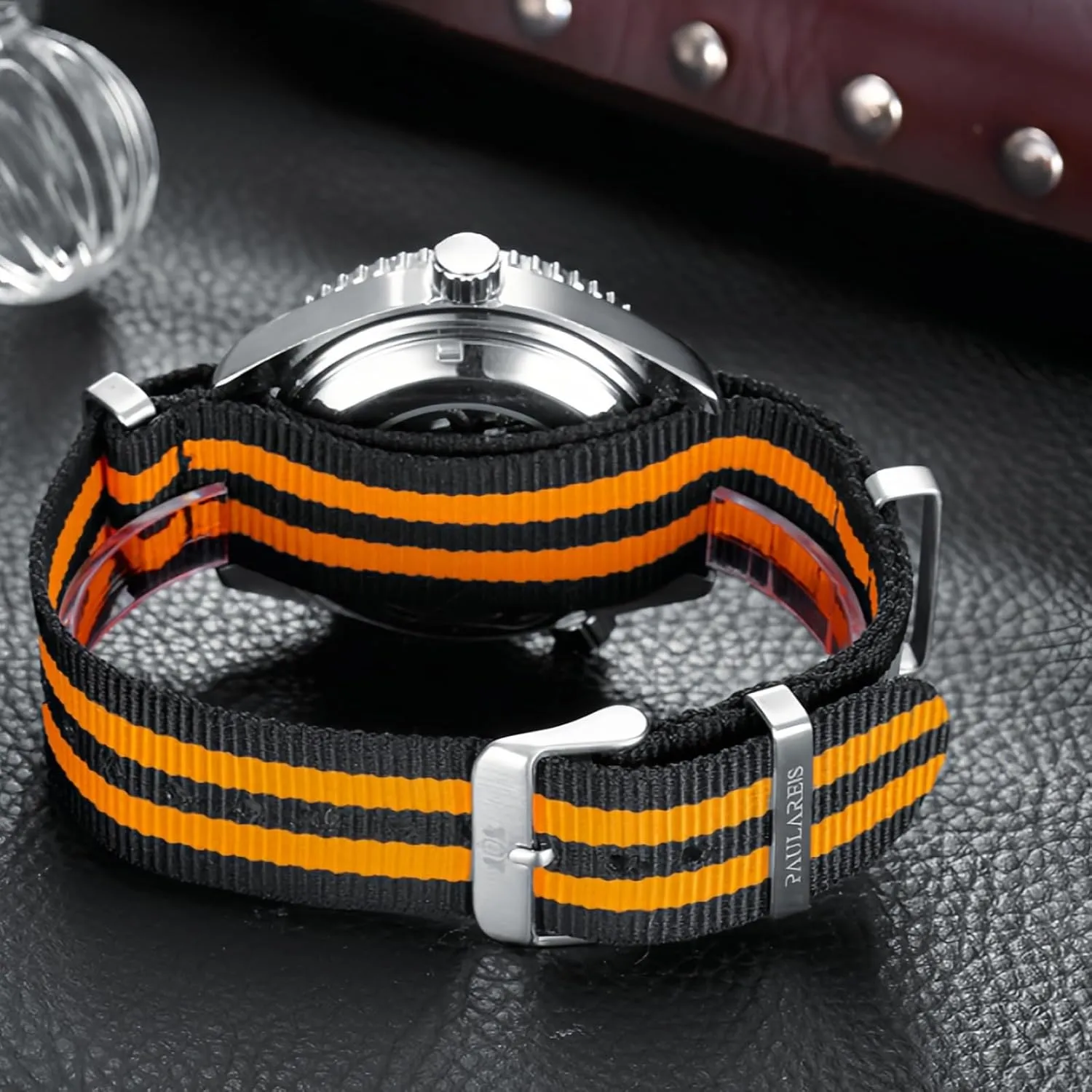 Nylon Strap Japanese Movement Waterproof Date Display Noctilucent - Stylish Timepiece for Men Luxury Automatic Mechanical toxic Self-Winding Men's Watch 