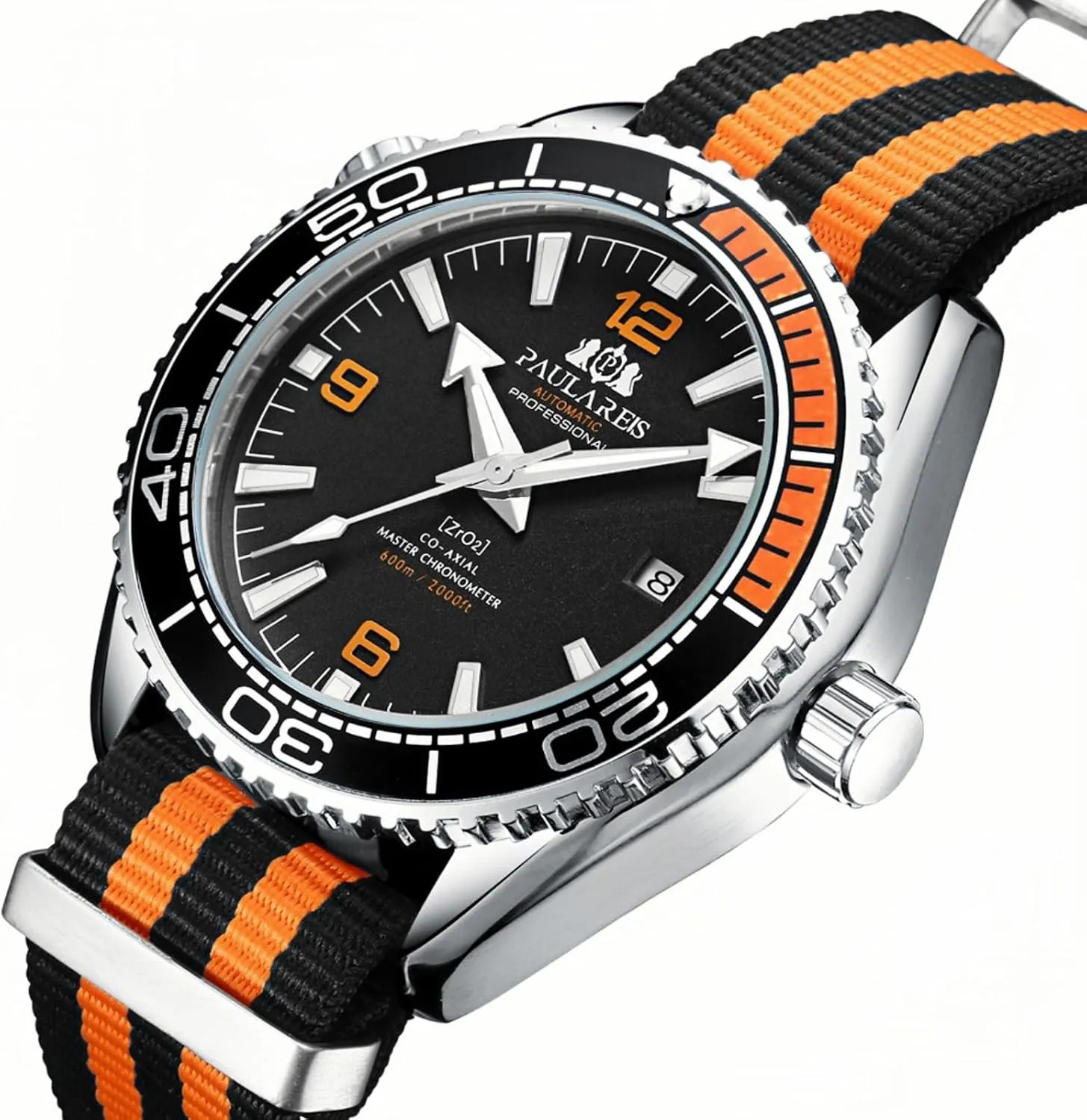 Nylon Strap Japanese Movement Waterproof Date Display Noctilucent - Stylish Timepiece for Men Luxury Automatic Mechanical toxic Self-Winding Men's Watch 