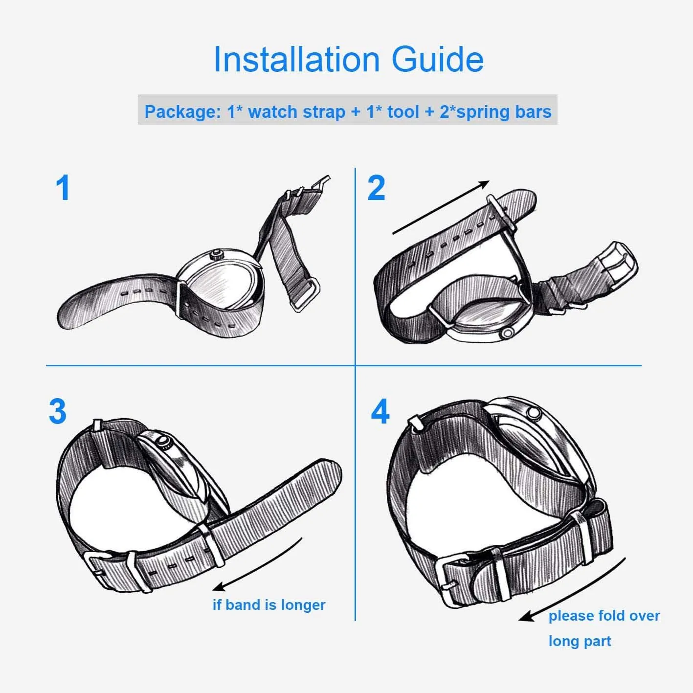 Nylon Watch Band Strap Replacement(18 19 20 21 22 contamination boom crossbreed cumbersome refill elicit 23 24 25 26 28mm) Men's 