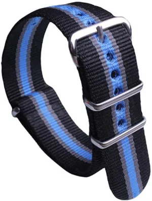 nylon watch strap polished silver buckle watch instill credit consider strap trendy sports watch strap Seamless 