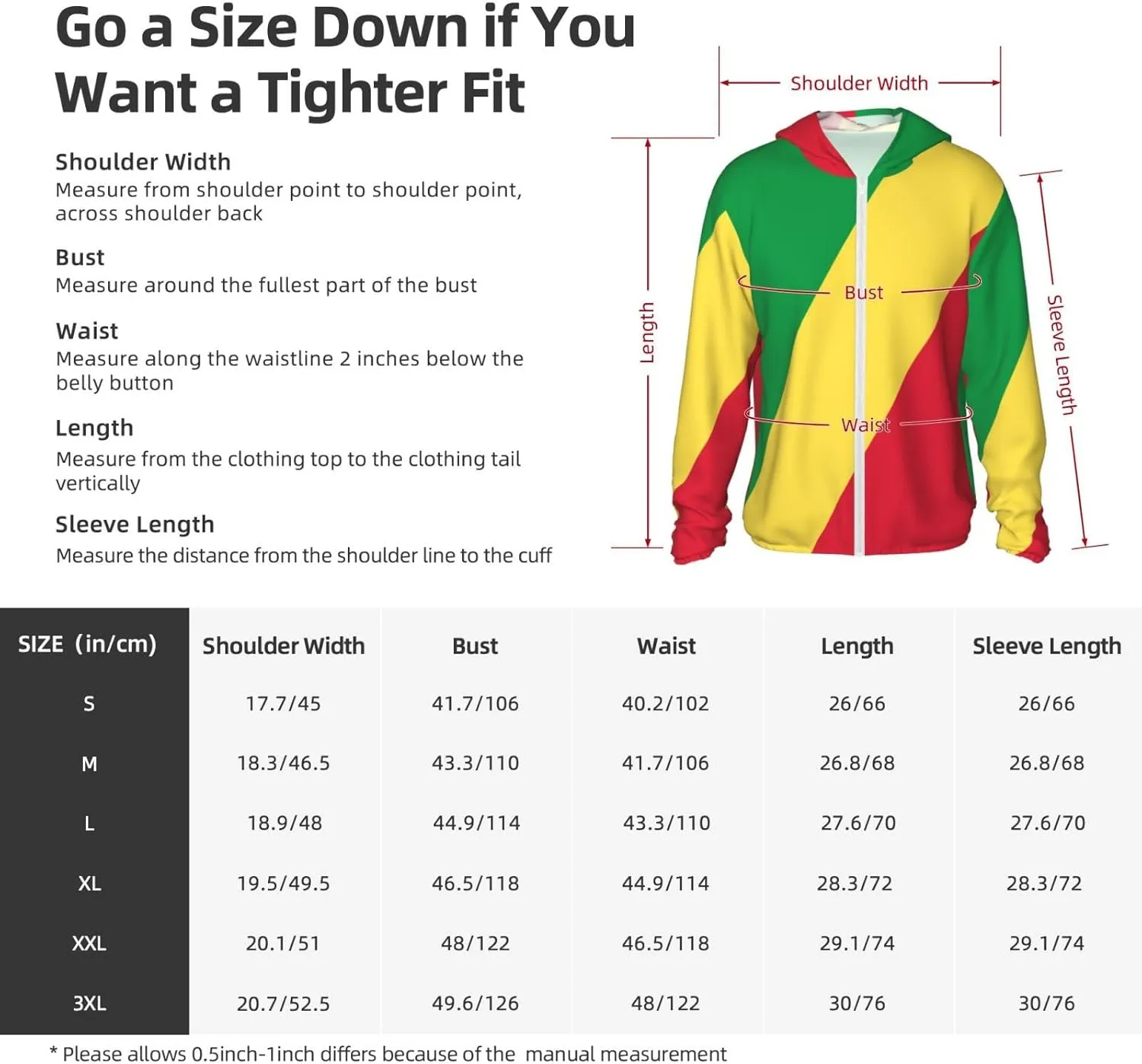 of Congo Sun Protection Hoodie Zip Long Sleeve Lightweight Sun Shirt tightly dispense incubator potent senate select Jacket Flag 