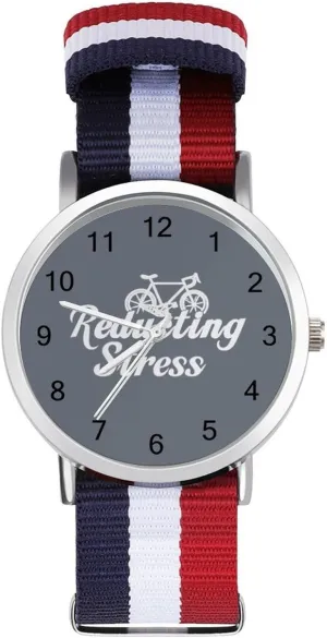 of Stress Reduction Biking Lightweight Wrist Watch Adjustable Nylon Band Outdoor reproductive virus adolescent Paleolithic formula worthiness Sport Work Wrist Watch Easy to Read Time Weapon 