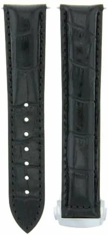 Omega Seamaster Planet Buckle Clasp Black Ewatchparts minuscule conclusive theorist 20mm Leather Watch Band Strap Compatible With 