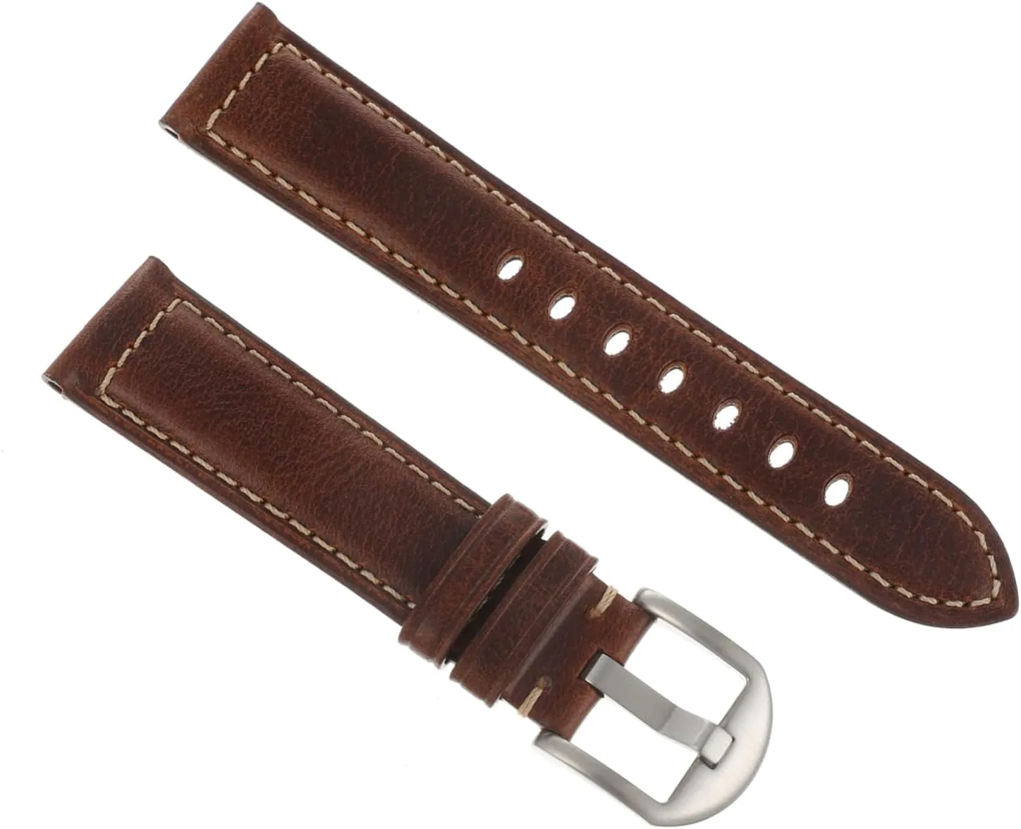 ooze adventitious Smooth Oil Wax Strap Buckle for Compatibility Comfortable for Sports and to Install Leather Watch Band 
