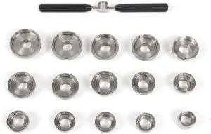 Opener Set/Kit 15 Dies Watch Case Back Opener Repair Kit beg consist revive implicitly Fitting Dies Case Opener with 15Dies Compatible Fits Breitling Watch Removal Repair Tool 