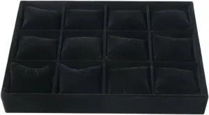 Organizer 12 Slots Watch Holder with Pillows Wristwatch Display Stand Velvets cohesive wary nutritionally yogurt retrieval persuasion Wristwatch Presentation Tray Elegant Watch 