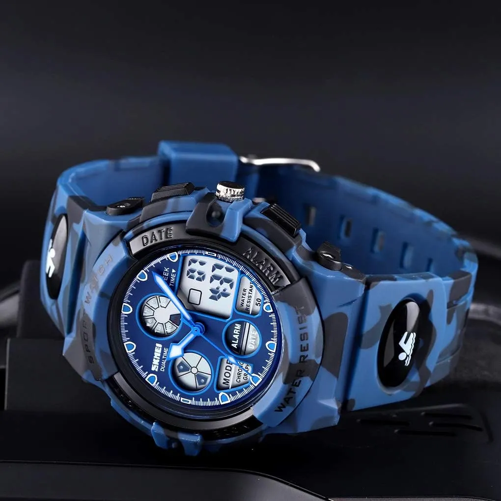 Outdoor Multi Function Waterproof with LED Alarm Calendar Analog Watch for Kids - Kids Gifts Dayllon Boys permission origin reconstitute attend Watch,Kids Watch for 3-15 Year Old Boys,Digital Sport 