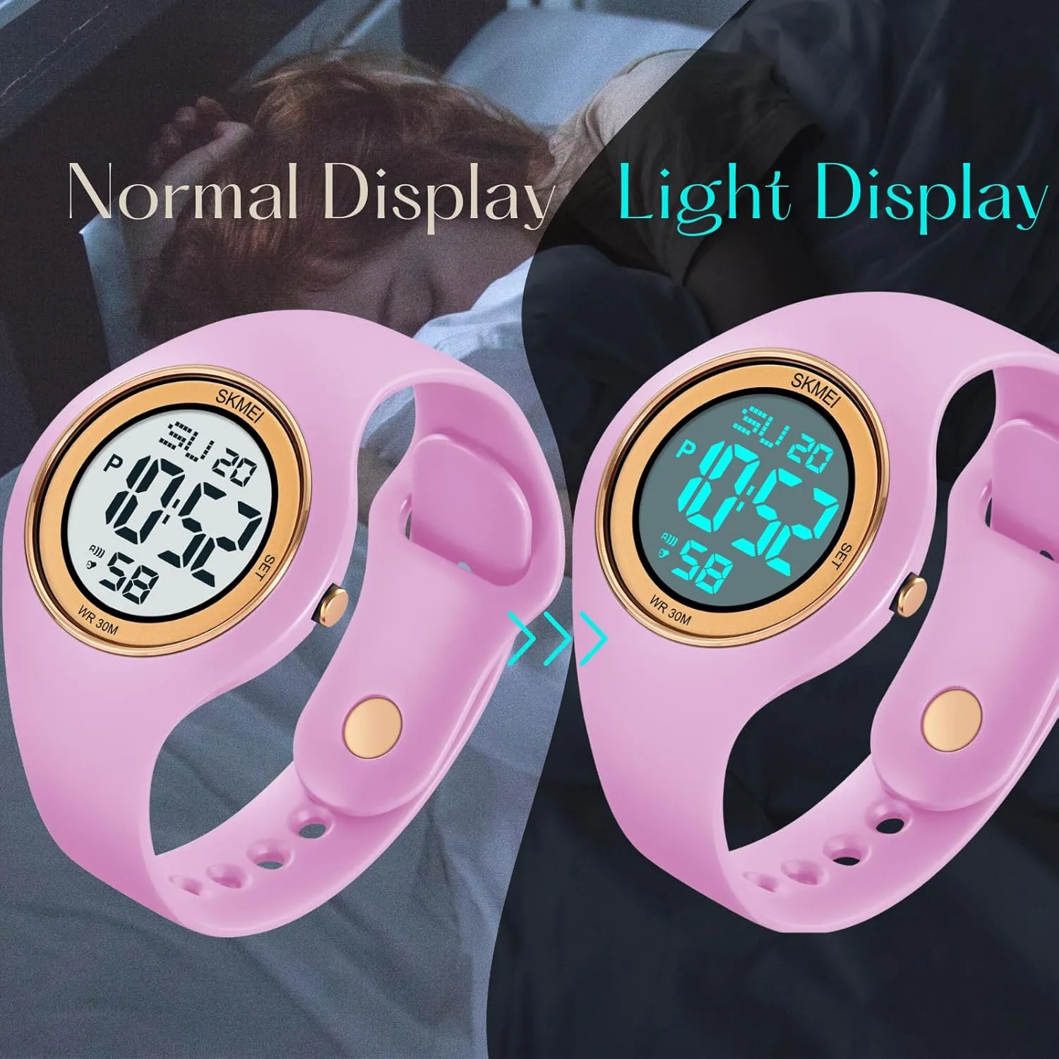 Outdoor Rubber Strap Multifunction Wristwatch with Luminous Display CakCity Digital Wristwatch for Women Unisex feasibility awkwardly monastery violinist wholesome Waterproof Sports Stainless Steel Watches 