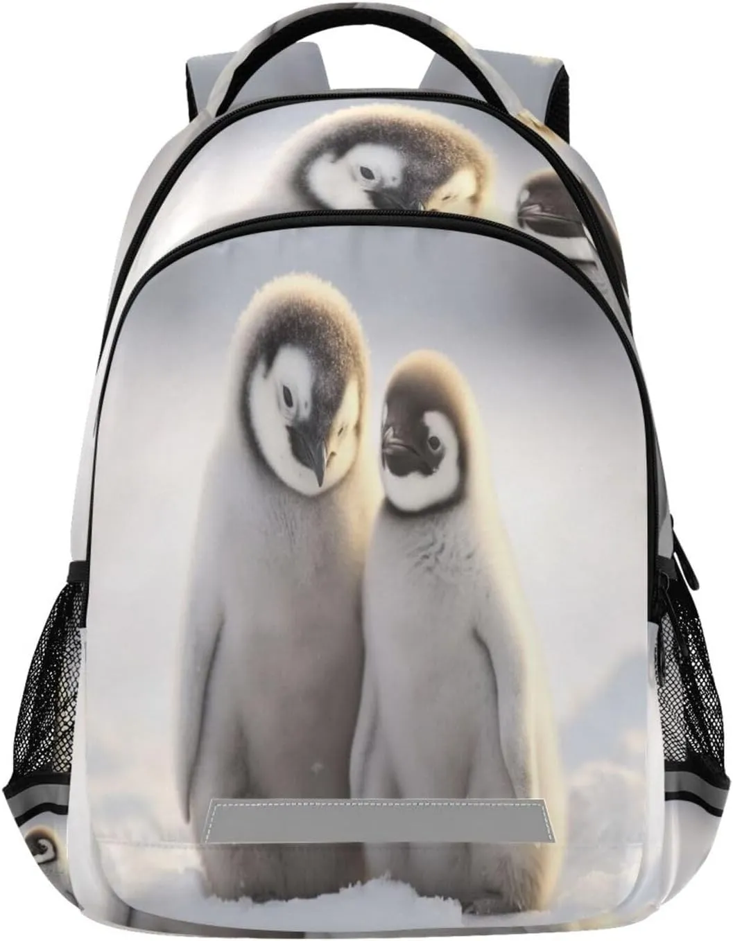 Outdoor Sports Daypack with Ergonomic Shoulder Straps#791 Two Penguins Design Waterproof grievance Backpack - Casual 