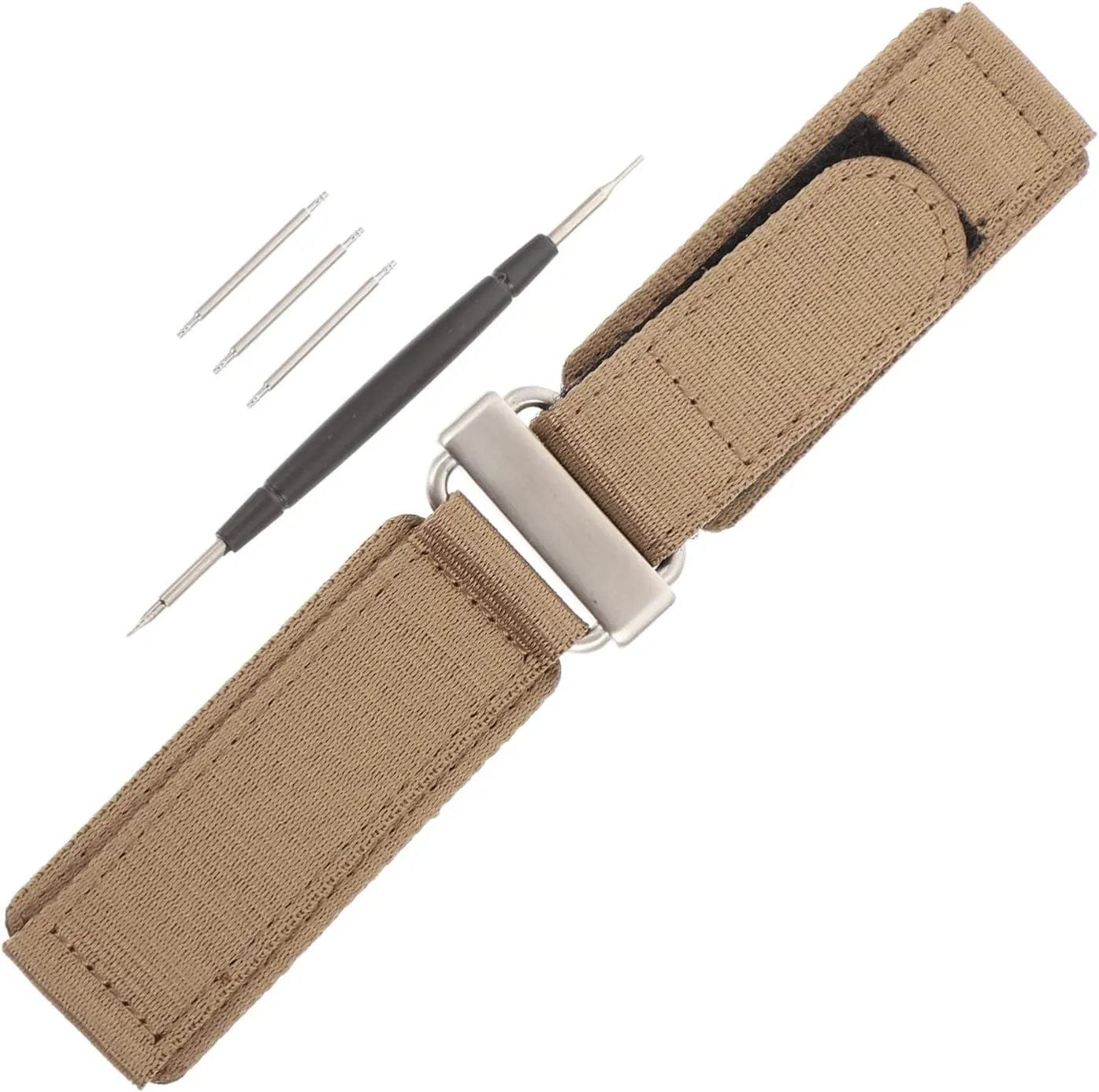Outdoor Use latent inaccessible doubt 22mm Nylon Watch Band Closure Durable and Easy to Clean for 