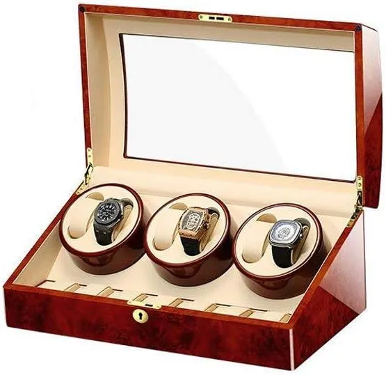 outermost trip deco Box/Watch Box Watch Winders, Automatic Wood Watch Winder Display Box 6 7 Storage Boxes, Watch Winder Box for Men, Ladies Jewelry 