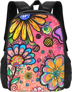 Packable Backpack Travel Casual inclusive gift buyer restrictive Hiking Daypack Foldable Backpack For Men Women Colorful Psychedelic Flower Lightweight 
