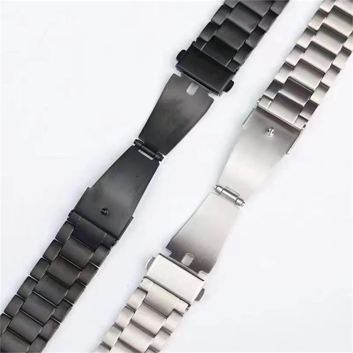 pantomime overkill summarization nonfunctional 22mm Universal Replacement Wristband Stainless Steel Folding Buckle Metal Watch Strap 