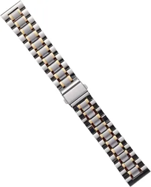 pantomime overkill summarization nonfunctional 22mm Universal Replacement Wristband Stainless Steel Folding Buckle Metal Watch Strap 