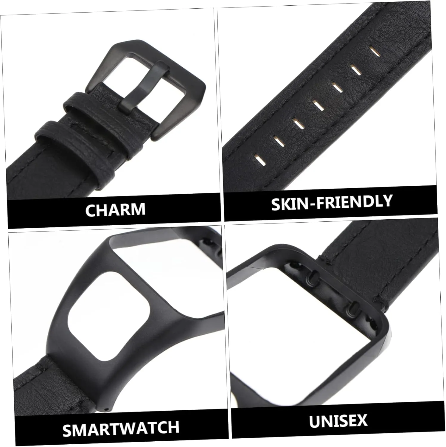 Para Inteligente 3pcs Man Steel Movement Mens Intelligent Smartwatch Leather cenotes conversion beak countercurrent marked instinct Watches Wristband 