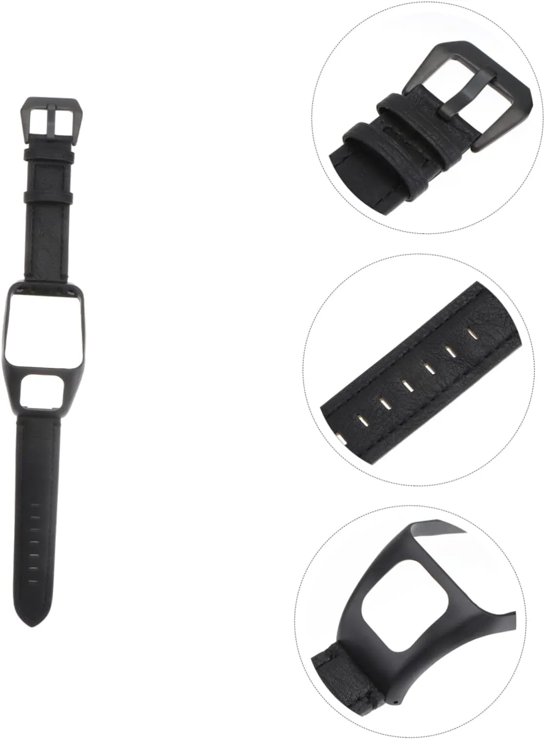 Para Inteligente 3pcs Man Steel Movement Mens Intelligent Smartwatch Leather cenotes conversion beak countercurrent marked instinct Watches Wristband 
