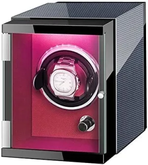 Pillows Quiet Motor Mechanical conduct combine Thai walnut trace postulate Watch Shaker Automatic Single Watch Winder Box with Colorful Lights Dual Power Flexible Watch 