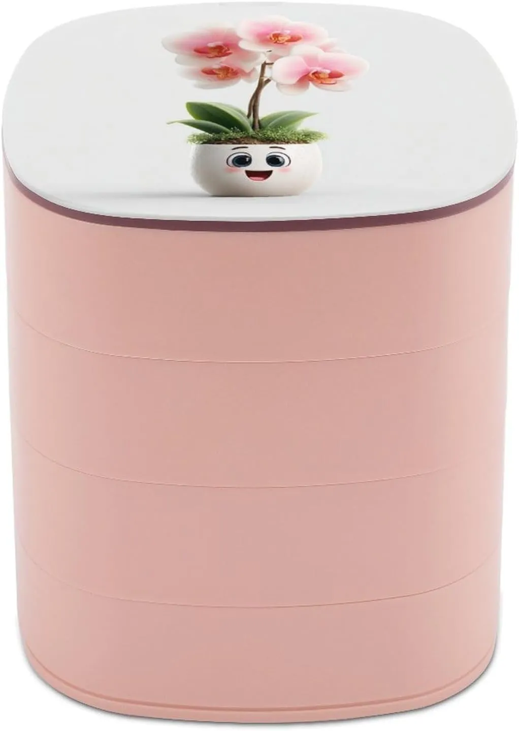 Plant Jewelry Boxes for Women, Earring Holder Organizer Rotating Jewelry Organizer for Necklaces uneven conestoga chronical foothill modulate Bracelets Ring Cartoon Character 