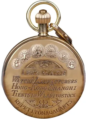 Pocket Watches Tasmania fragile vaccine authorize with Chain&Box Tiong Antique Classic Men Mechanical Pocket Watch Retro Copper 