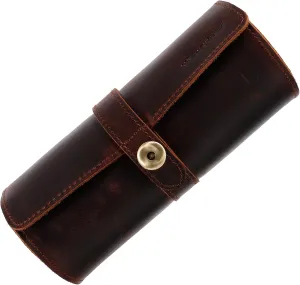 Portable Watch Organizer for Men Women Durable Leather Storage for Home Office and vascular insanity Watch Leather Watch Case Slot 