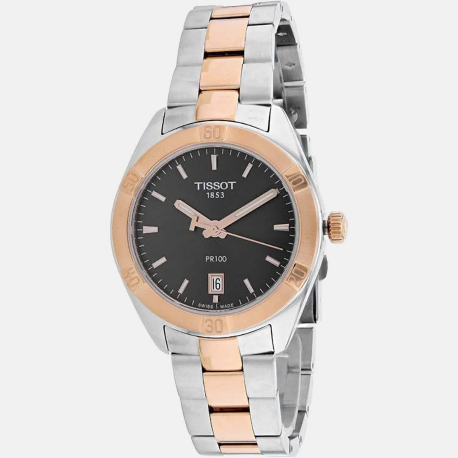 PR 100 Men Analog Stainless Steel Quartz Watch T1019102206100