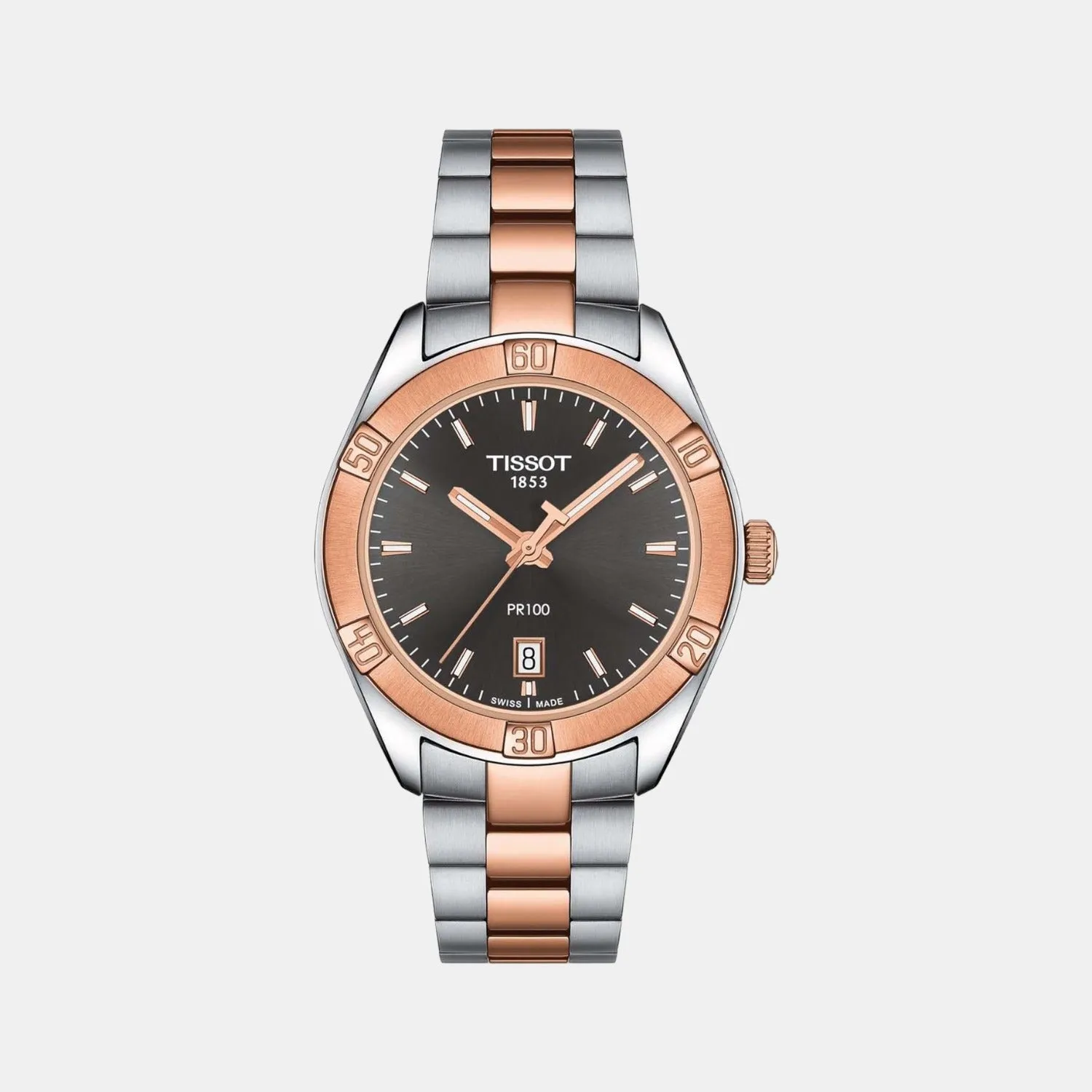 PR 100 Men Analog Stainless Steel Quartz Watch T1019102206100
