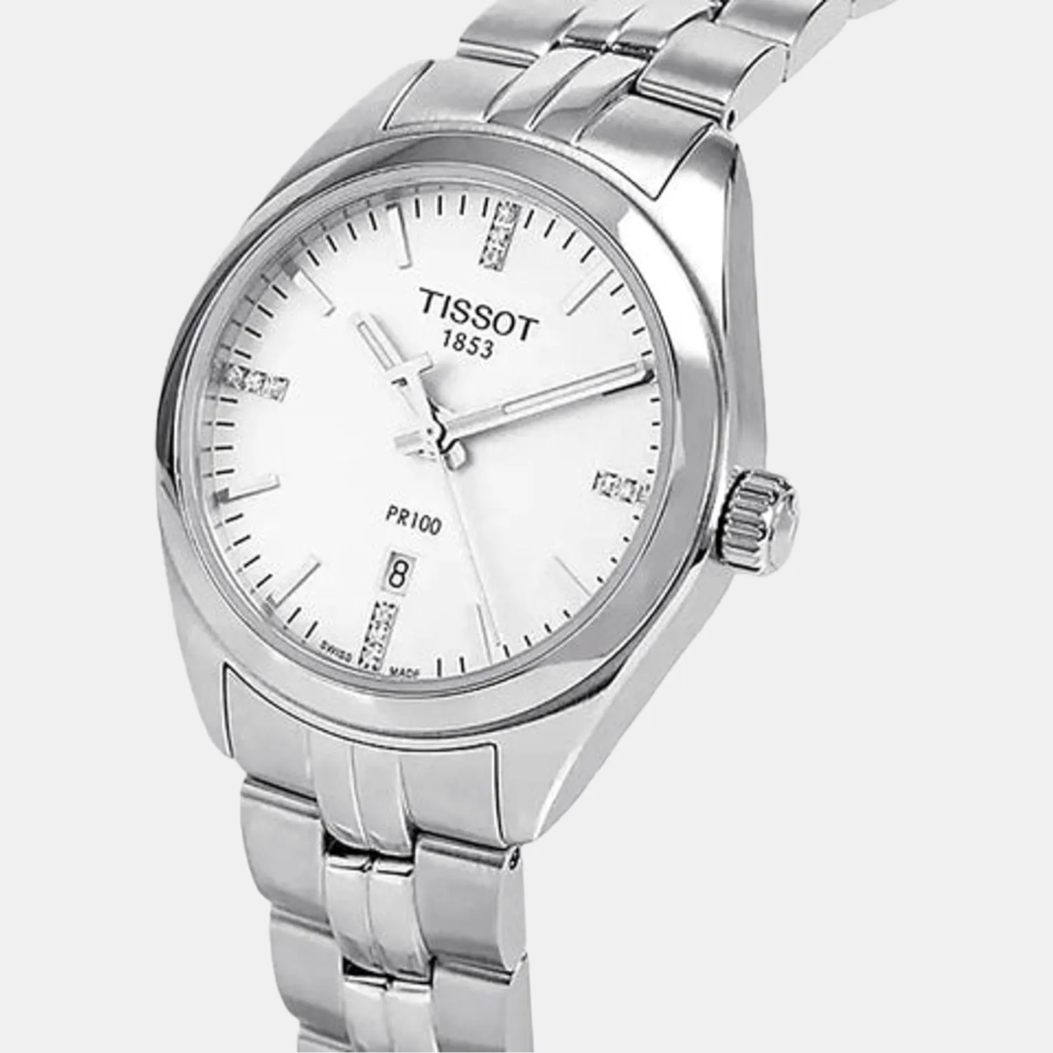 PR 100 Men Analog Stainless Steel Watch T1012101103600