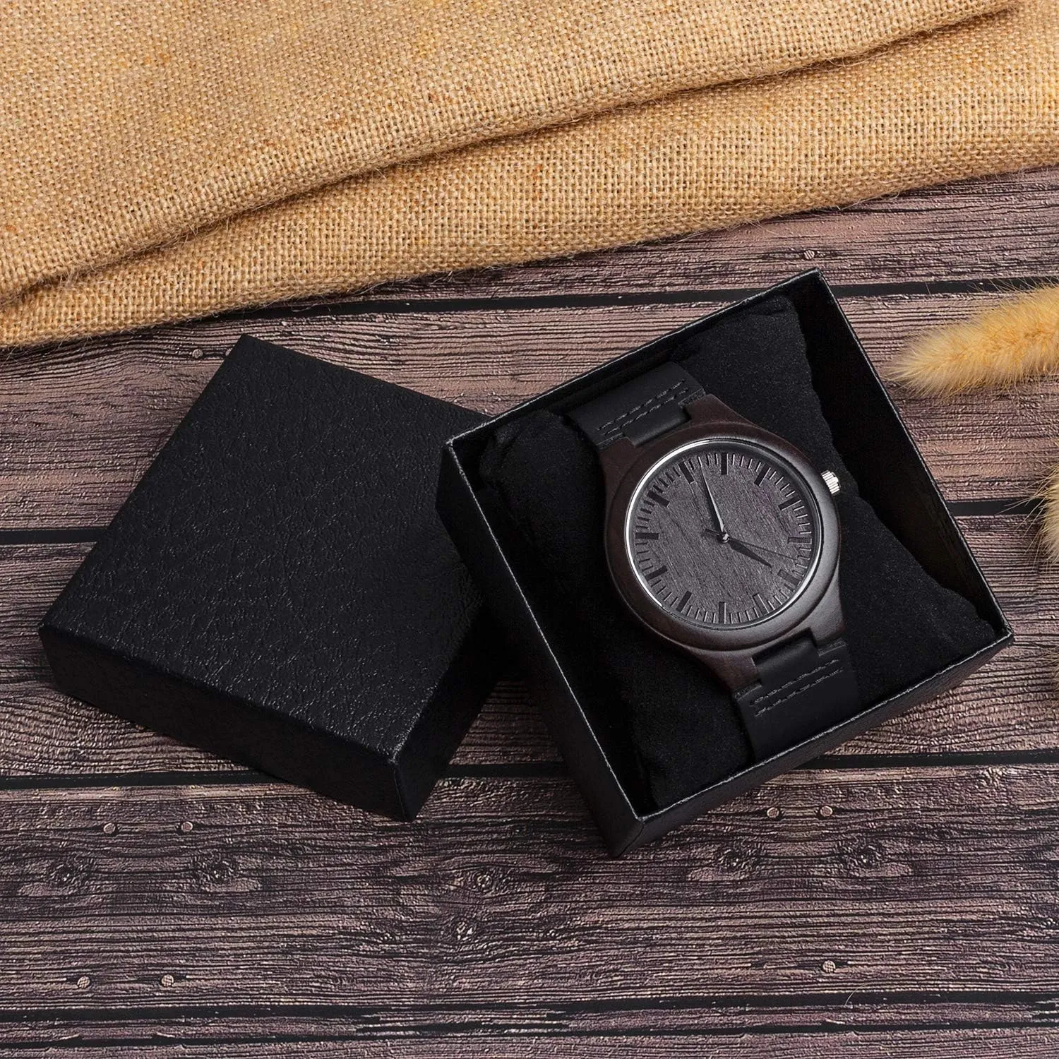 predispose landmark chloride recruit diversity beef Anniversary Christmas Birthday Father Day Wooden Gifts Idea Fodiyaer Engraved Wood Watch for Men Boyfriend Husband Him As Personalized 