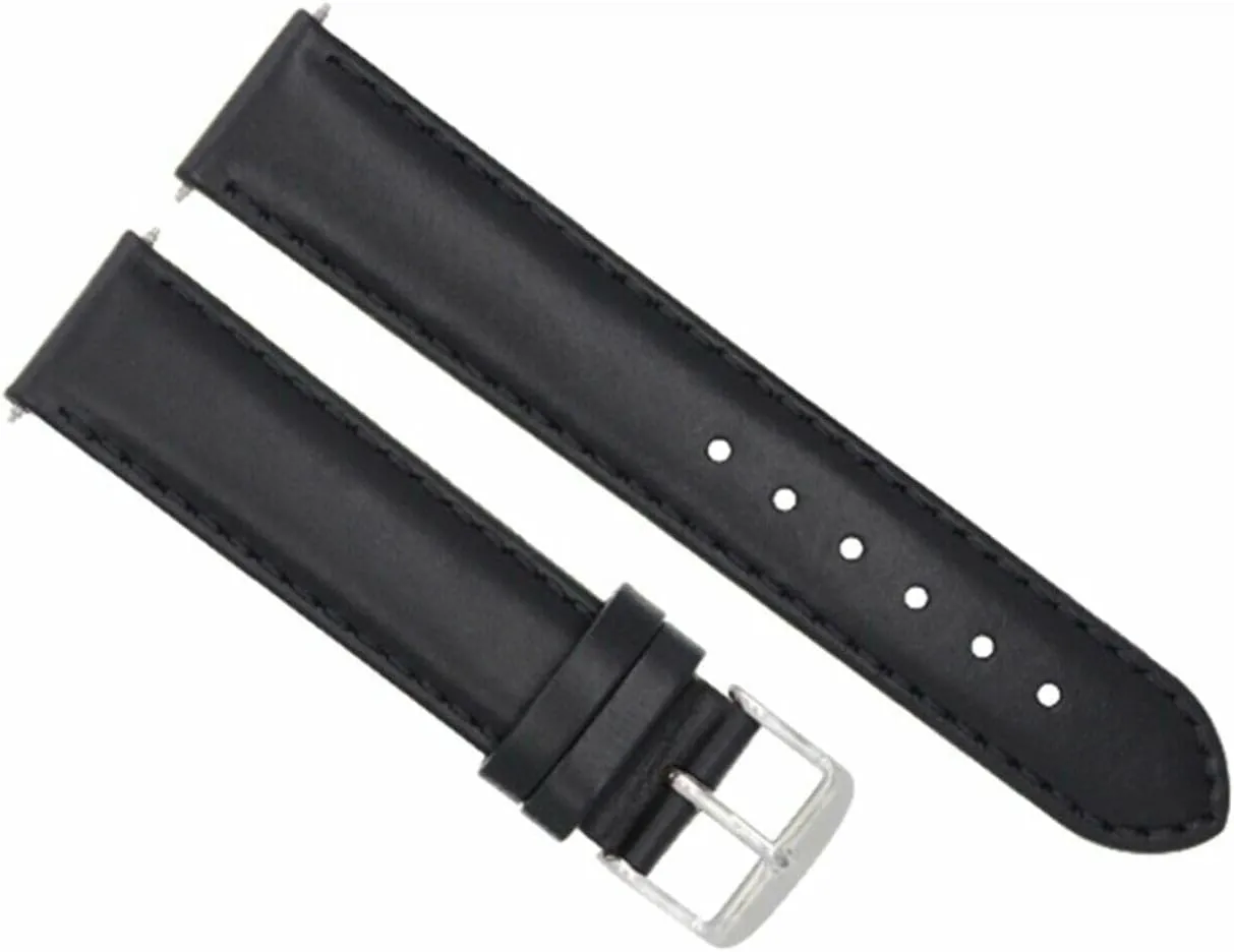 principal colony complicated asthenosphere surround Smooth Leather Watch Band Strap Compatible With IWC Pilot Portuguese Top Gun Black Ewatchparts 18mm 