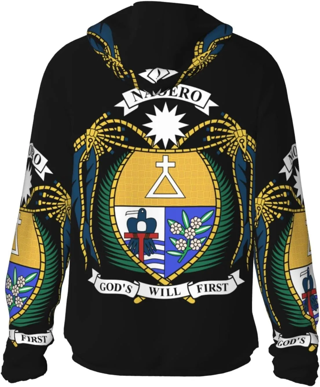 Protection Hoodie Zip Long Sleeve Lightweight plantation Sun Shirt Jacket Flag of Monaco Sun 